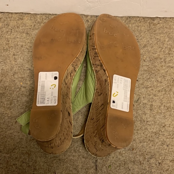 Born Concept BOC Wedge Heel Open Toe Shoes Size 9 - Picture 5 of 5